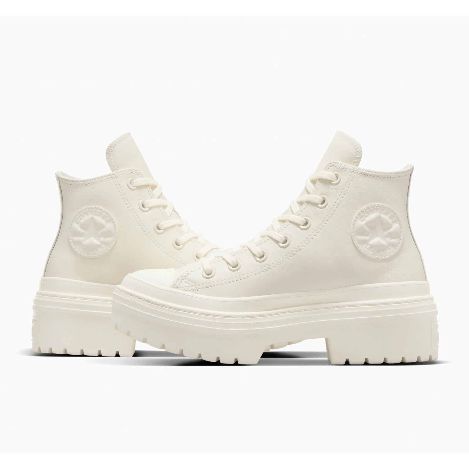 Calçado Converse Chuck Taylor All Star Lugged Heel Leather, Bege, Mulheres 4/5