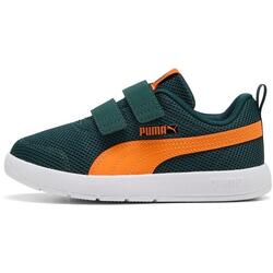 Baskets Puma Courtflex V3 Mesh Ps, Vert, Enfants