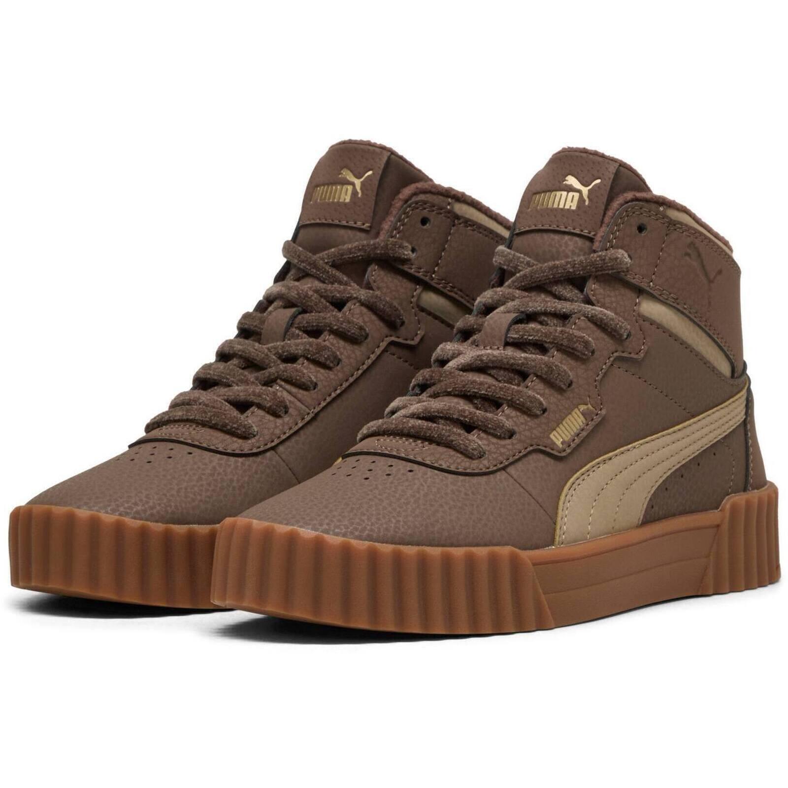Scarpe da ginnastica Puma Carina 3.0 Mid, Marrone, Donne 3/7