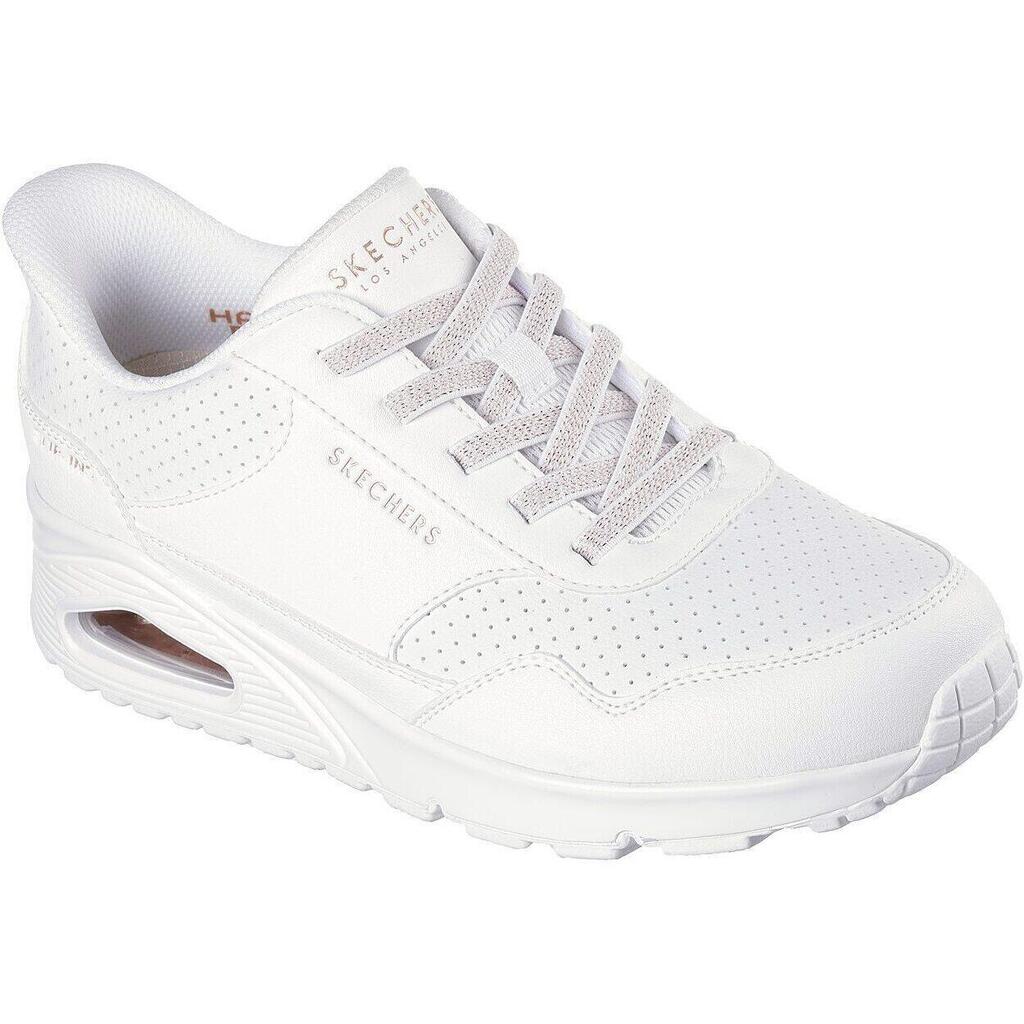 Sneakers Skechers Uno - Banksia Luxe, White, Women