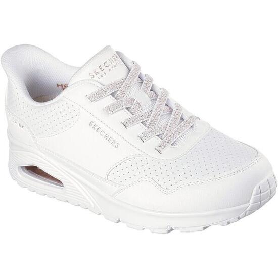 Zapatillas Skechers Uno - Banksia Luxe, Blanco, Mujer