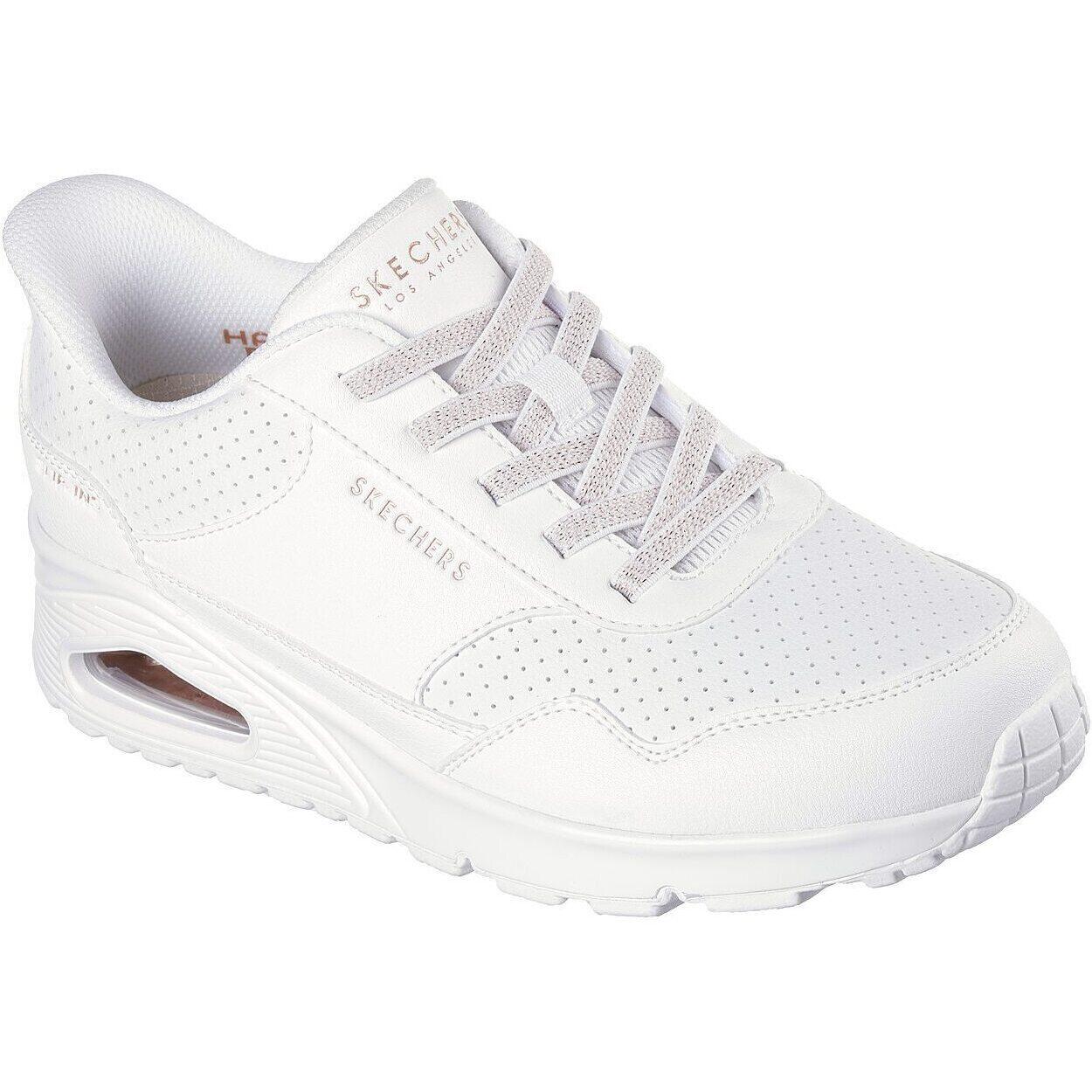 Skechers - Baskets Skechers Uno - Banksia Luxe, Blanc, Femmes - Chaussures De Sport - Blanc - Decathlon