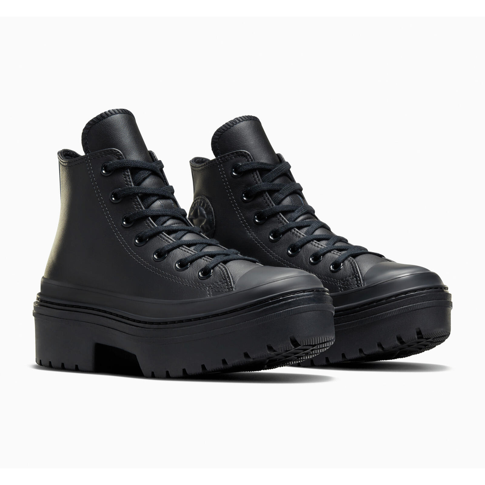 Baskets Converse Chuck Taylor All Star Lugged Heel Leather, Noir, Femmes 3/5