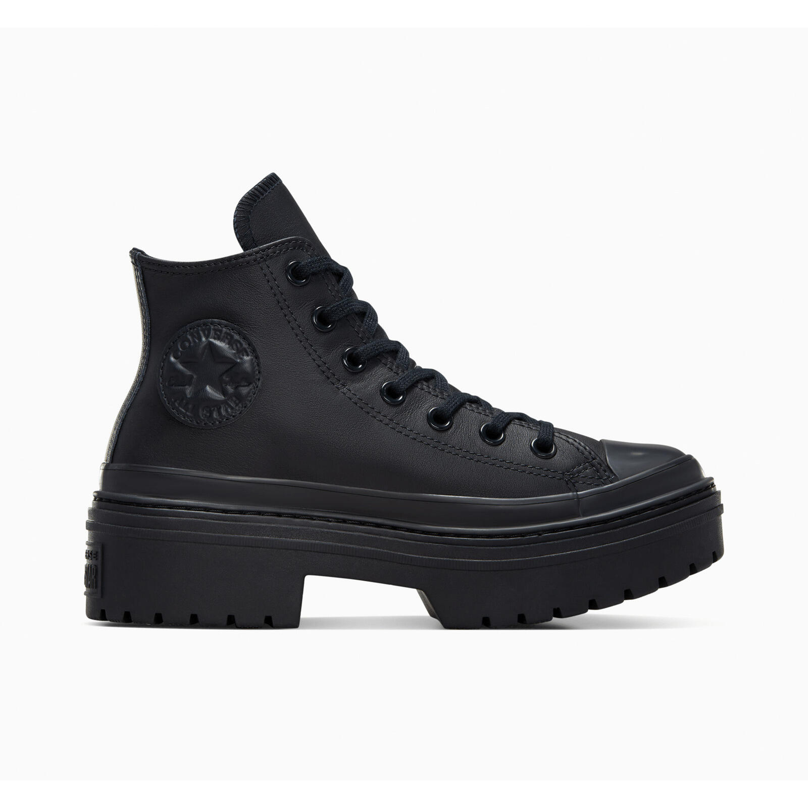 Baskets Converse Chuck Taylor All Star Lugged Heel Leather, Noir, Femmes 5/5