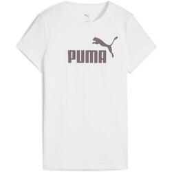 T-shirt Puma Ess No. 1 Logo Tee S, Blanc, Unisexe