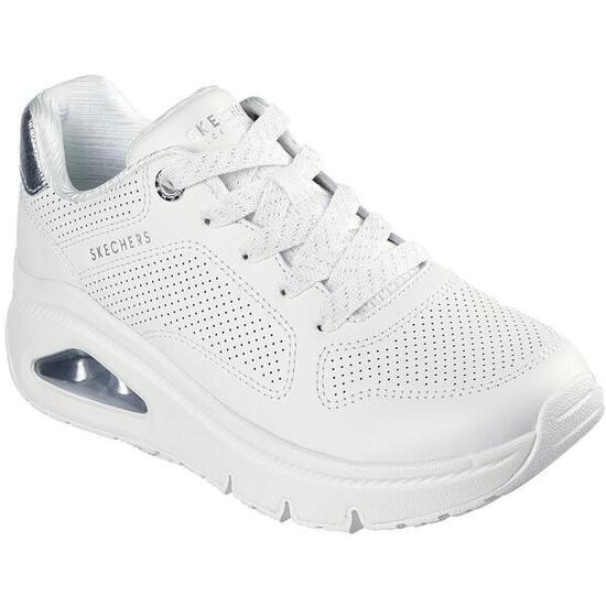 Zapatillas Skechers Uno Icon - Idolized Air, Blanco, Mujer