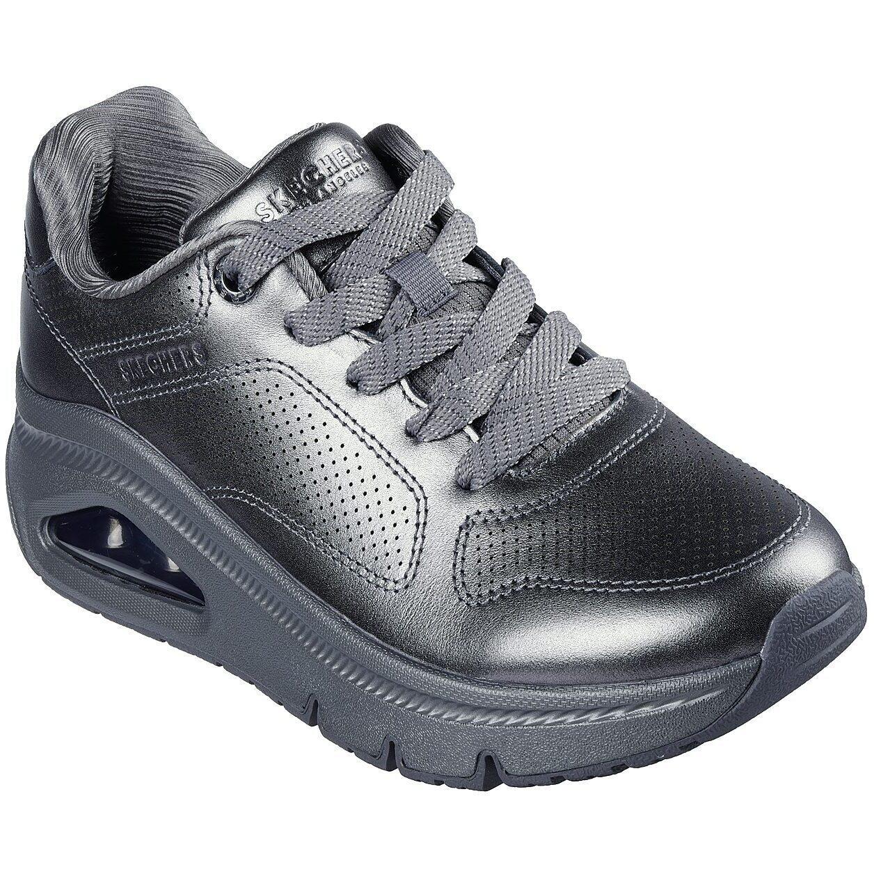 Pantofi sport femei Skechers Uno Icon - Lustrous Air, Gri