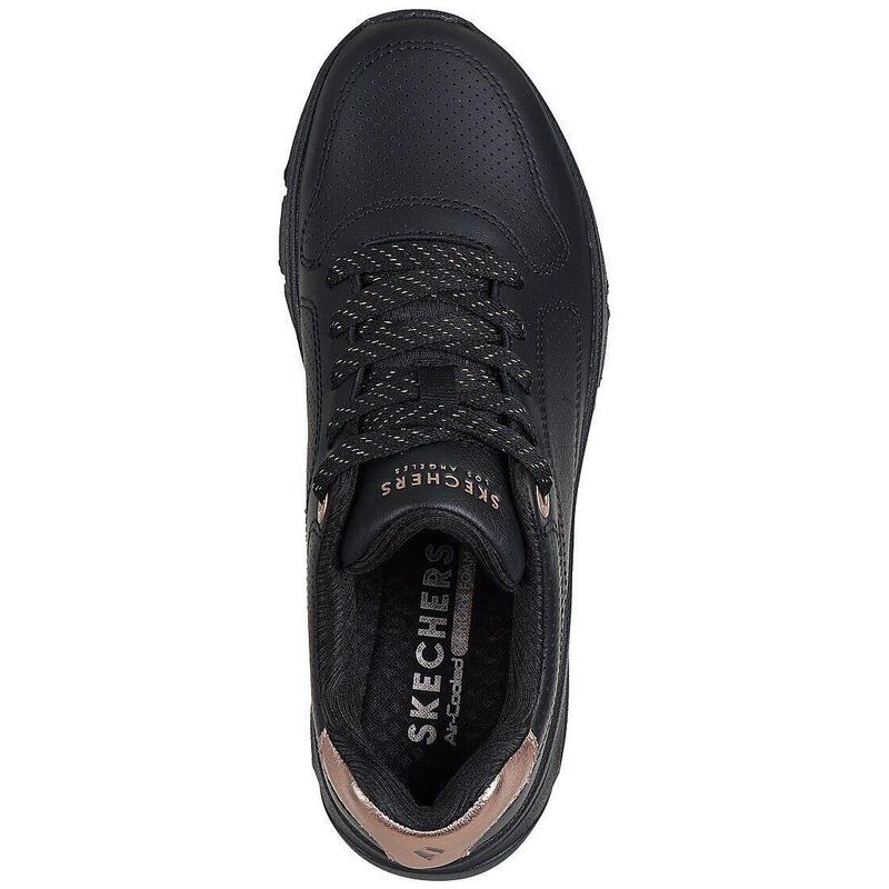 Pantofi sport femei Skechers Uno Icon - Idolized Air, Negru