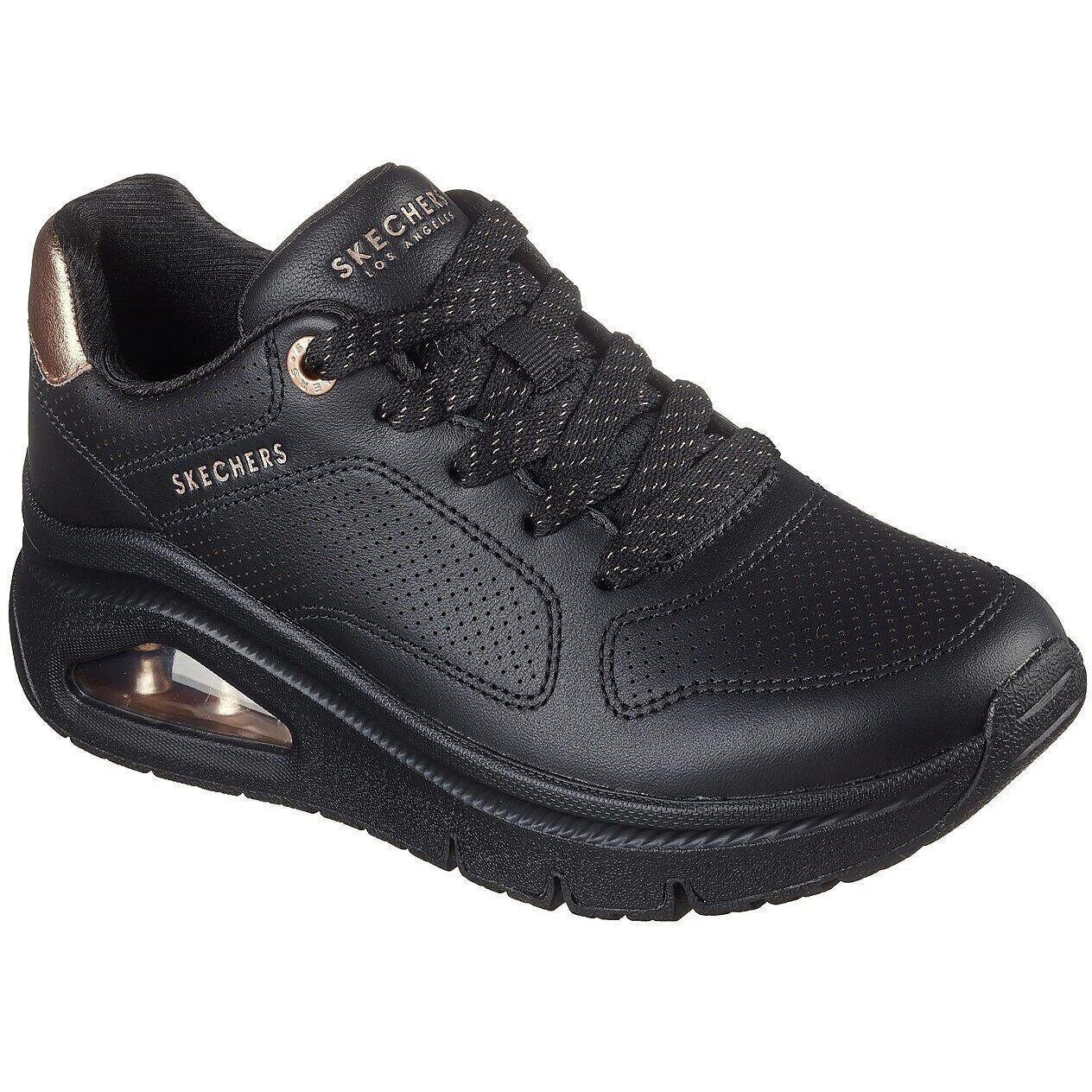 Skechers - Baskets Skechers Uno Icon - Idolized Air, Noir, Femmes - Chaussures De Sport - Noir - Decathlon