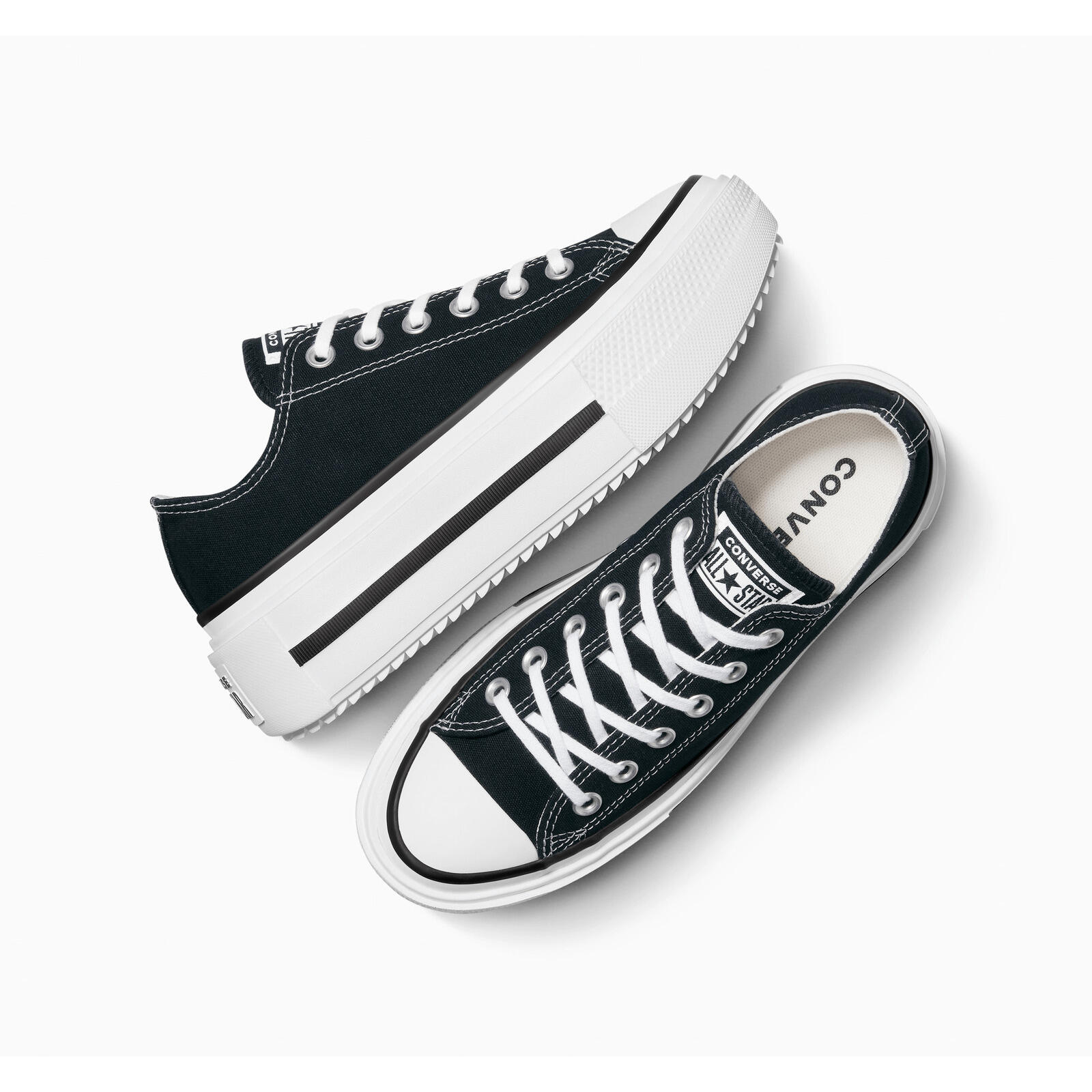 Sneakers Converse Ct As Lift Double Stack, Black, Unisex - Decathlon