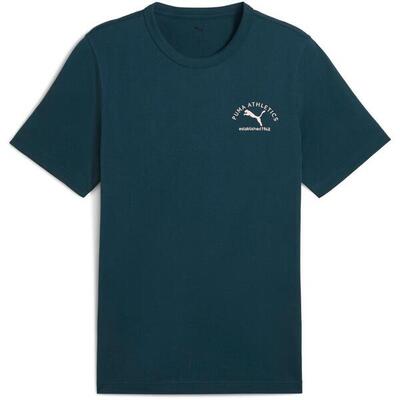 T-shirt puma class graphic tee. blauw. mannen