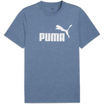 T-shirt puma ess no. 1 logo heather tee s, blauw, mannen