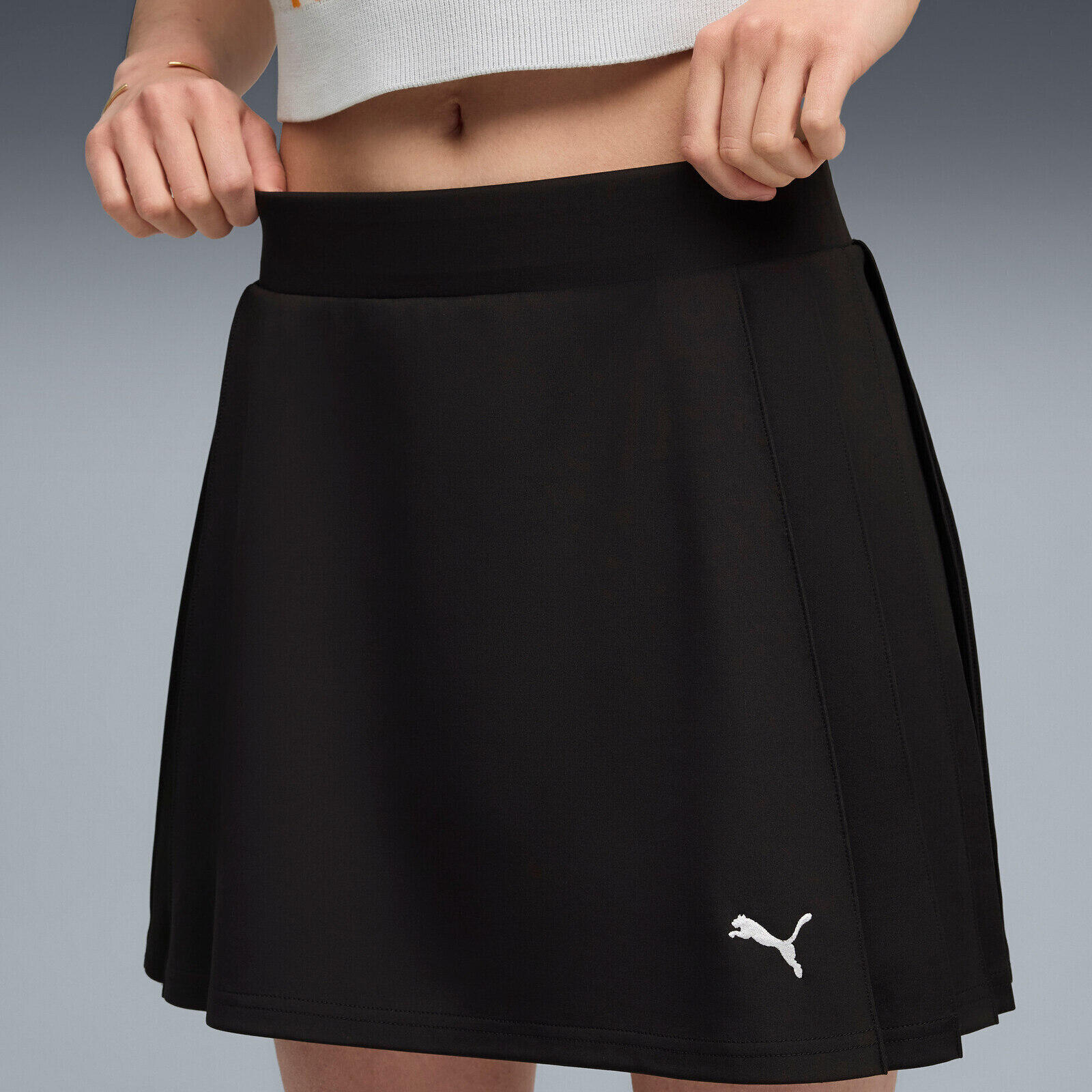 Jupe Puma Wardrobe Ess Pleated Skirt, Noir, Femmes 4/5