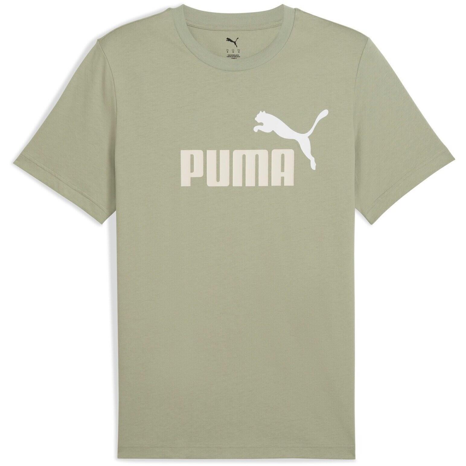 T-shirt Puma Ess 2 Color No. 1 Logo Tee, Gris, Unisexe 1/2