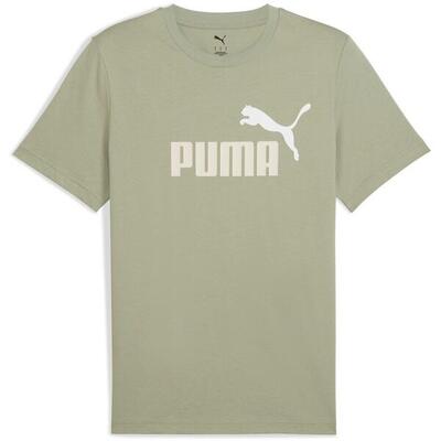 T-shirt puma ess 2 color no. 1 logo tee, grijs, uniseks