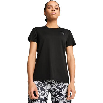T-shirt puma w tad essential crew tee. zwart. dames