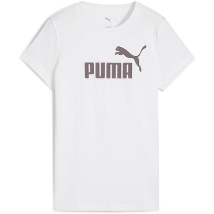 T-shirt Puma Ess No. 1 Logo Tee S, Blanc, Unisexe