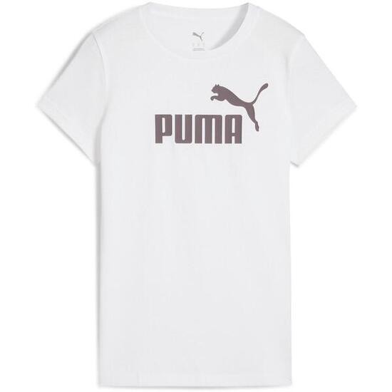 T-shirt Puma Ess No. 1 Logo Tee S, Blanc, Unisexe