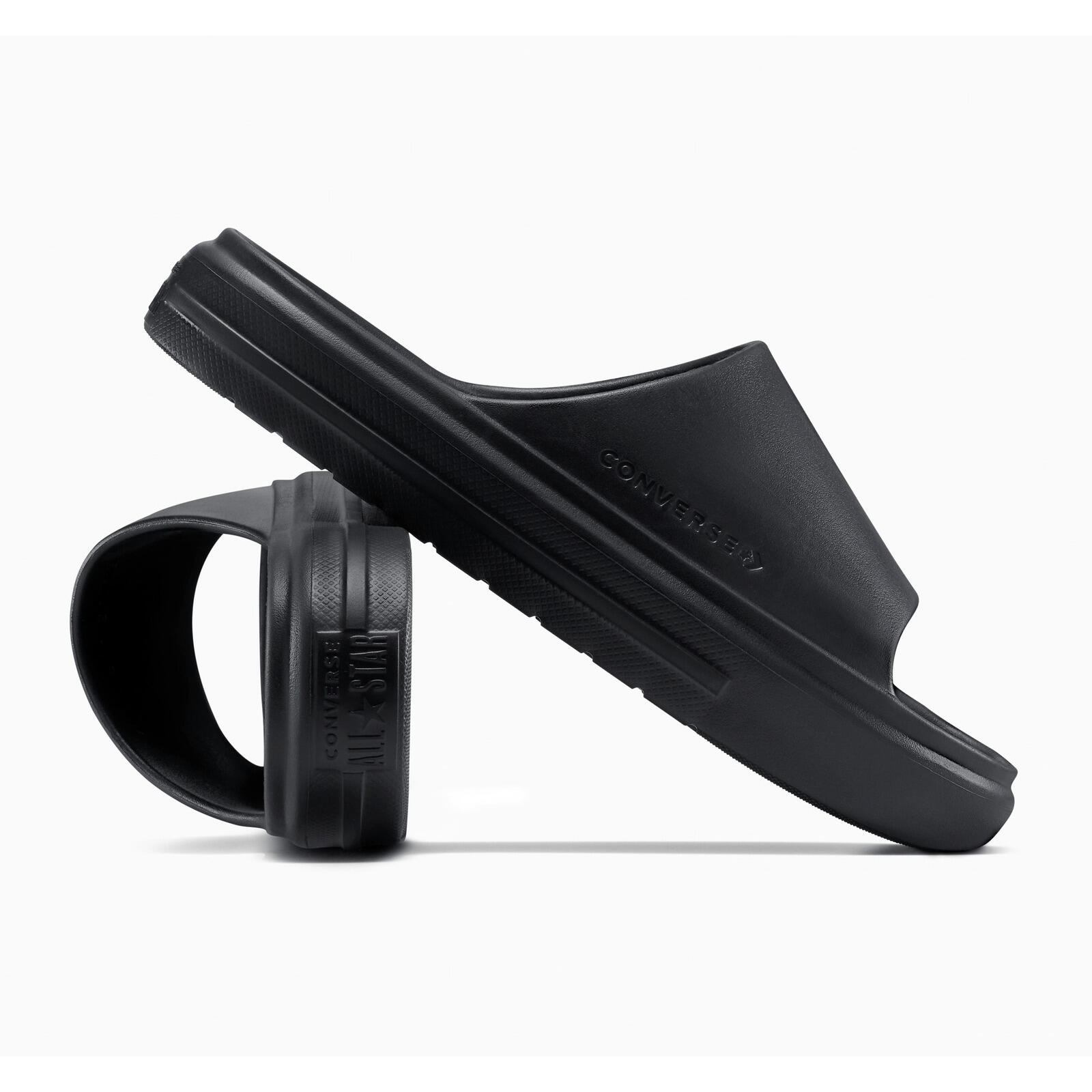 Schiaffi Converse Essential Slide, Nero, Unisex 3/7