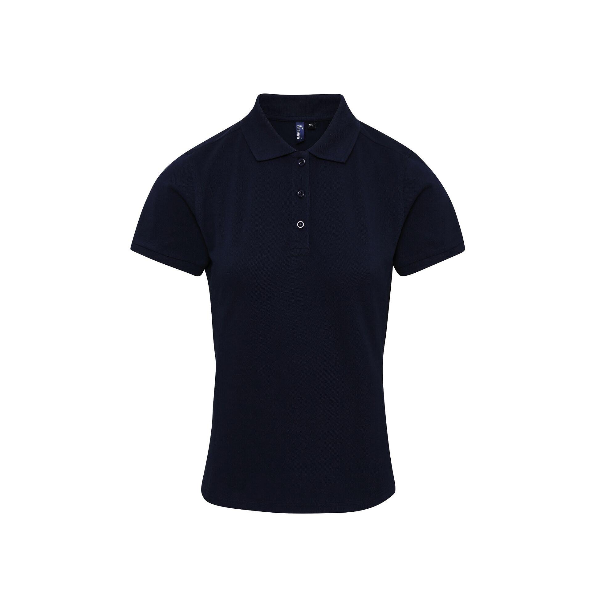 Premier Womens/Ladies Coolchecker Plus Piqu Polo With CoolPlus