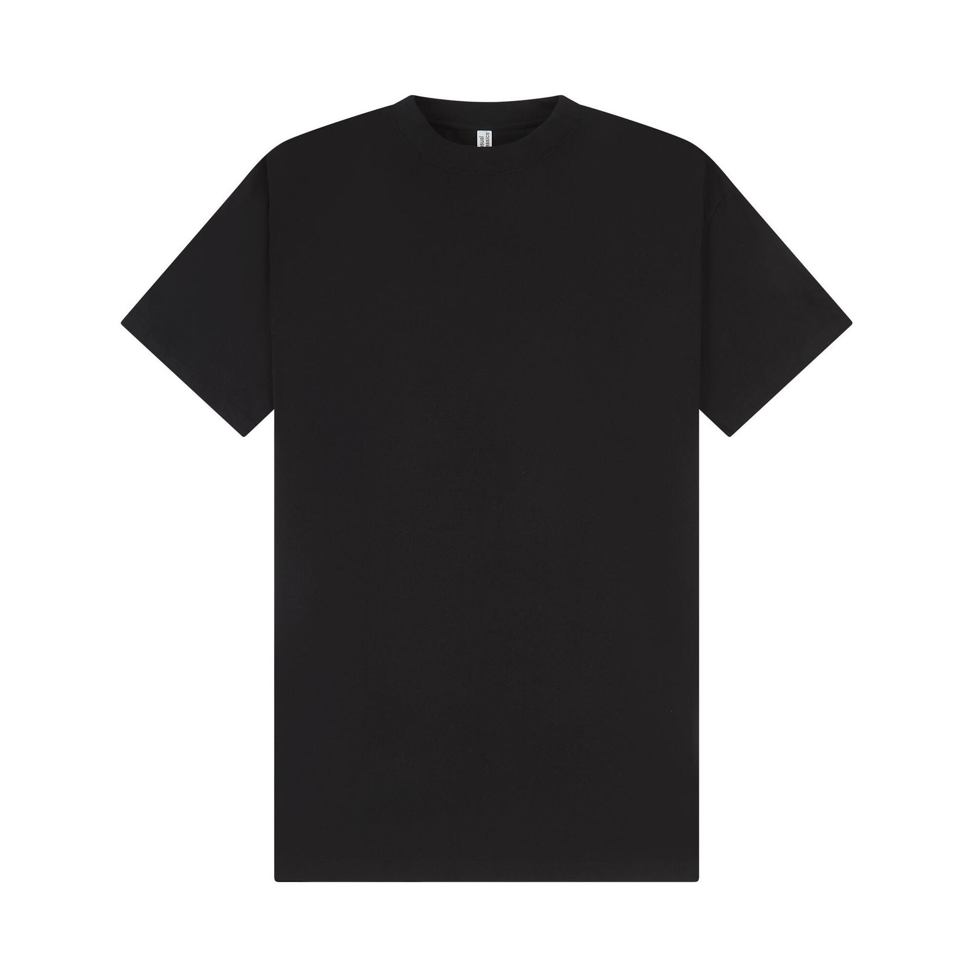 Casual Classics Unisex Adult Combed Ringspun Cotton Extended Neckline Oversized