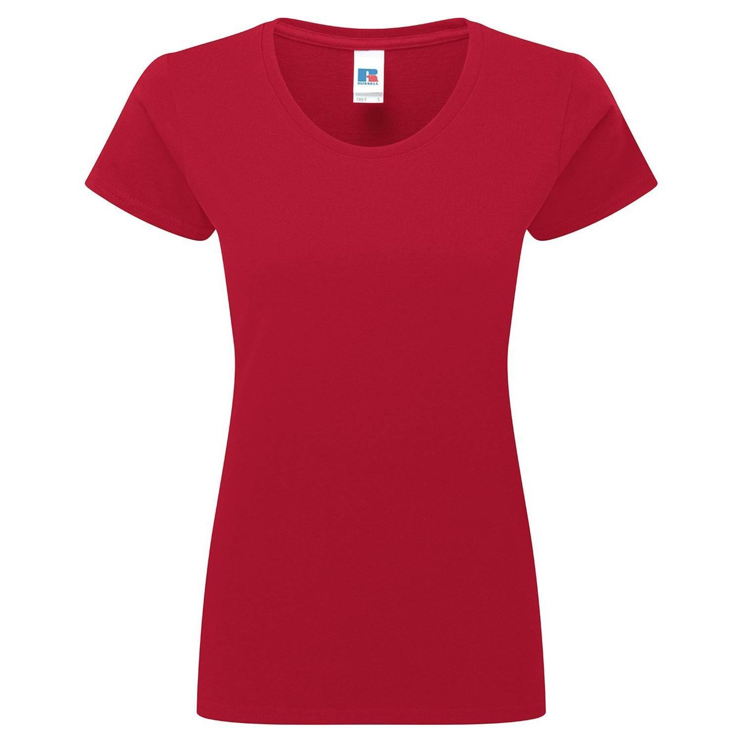 Russell Womens/Ladies Authentic Classic Ringspun Cotton T-Shirt