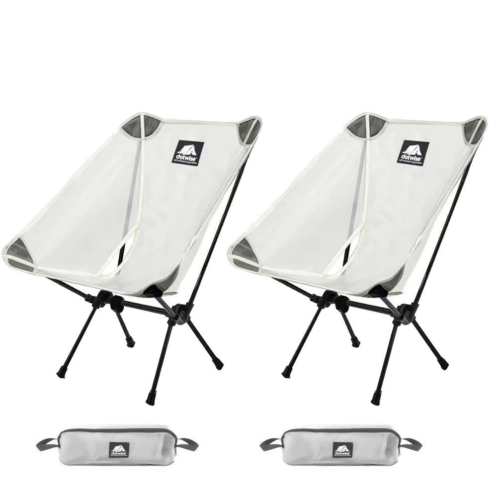 NNEOBA 2pcs Outdoor Moon Chairs White