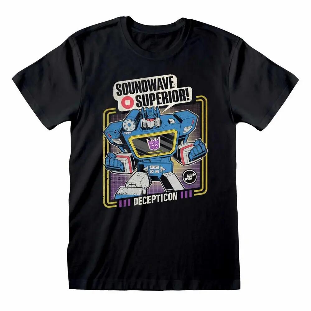 Transformers Unisex Adult Superior Soundwave T-Shirt