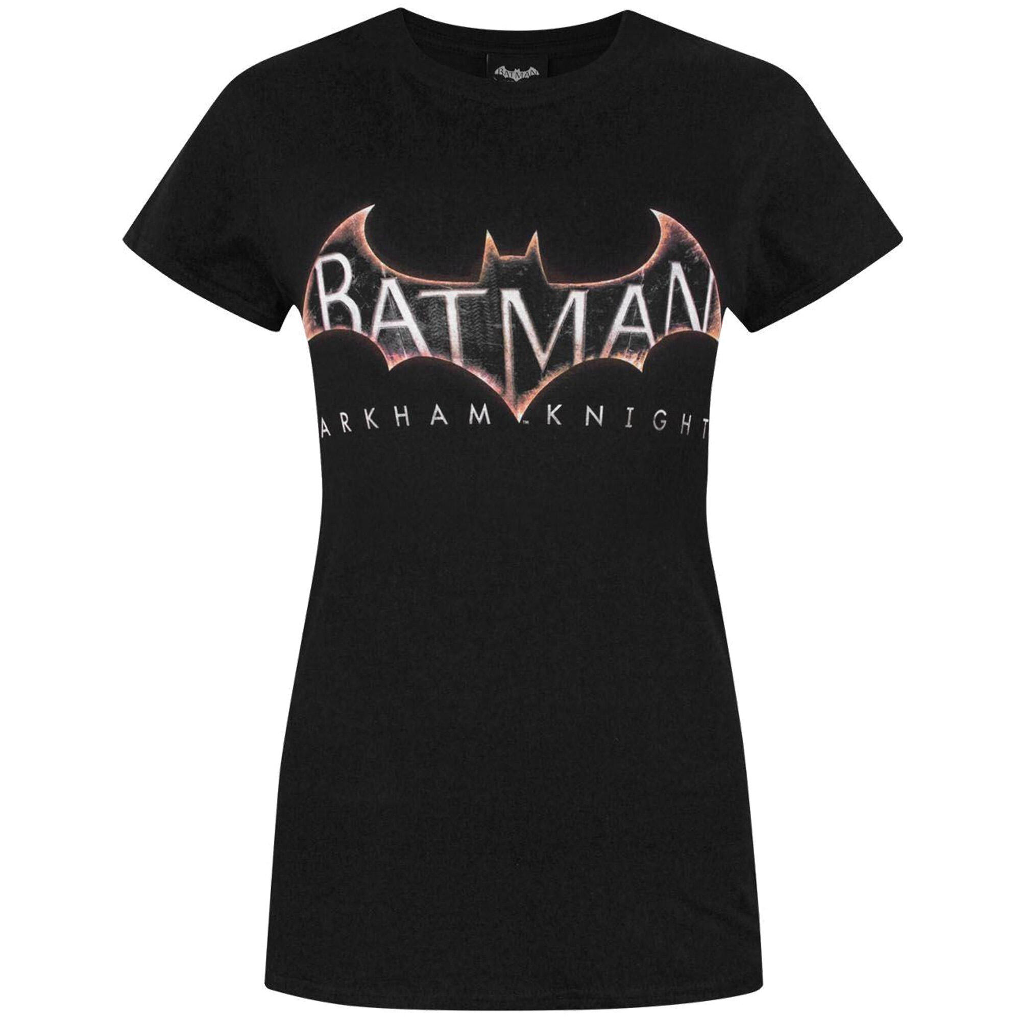 Batman Womens/Ladies Arkham Knight Logo T-Shirt