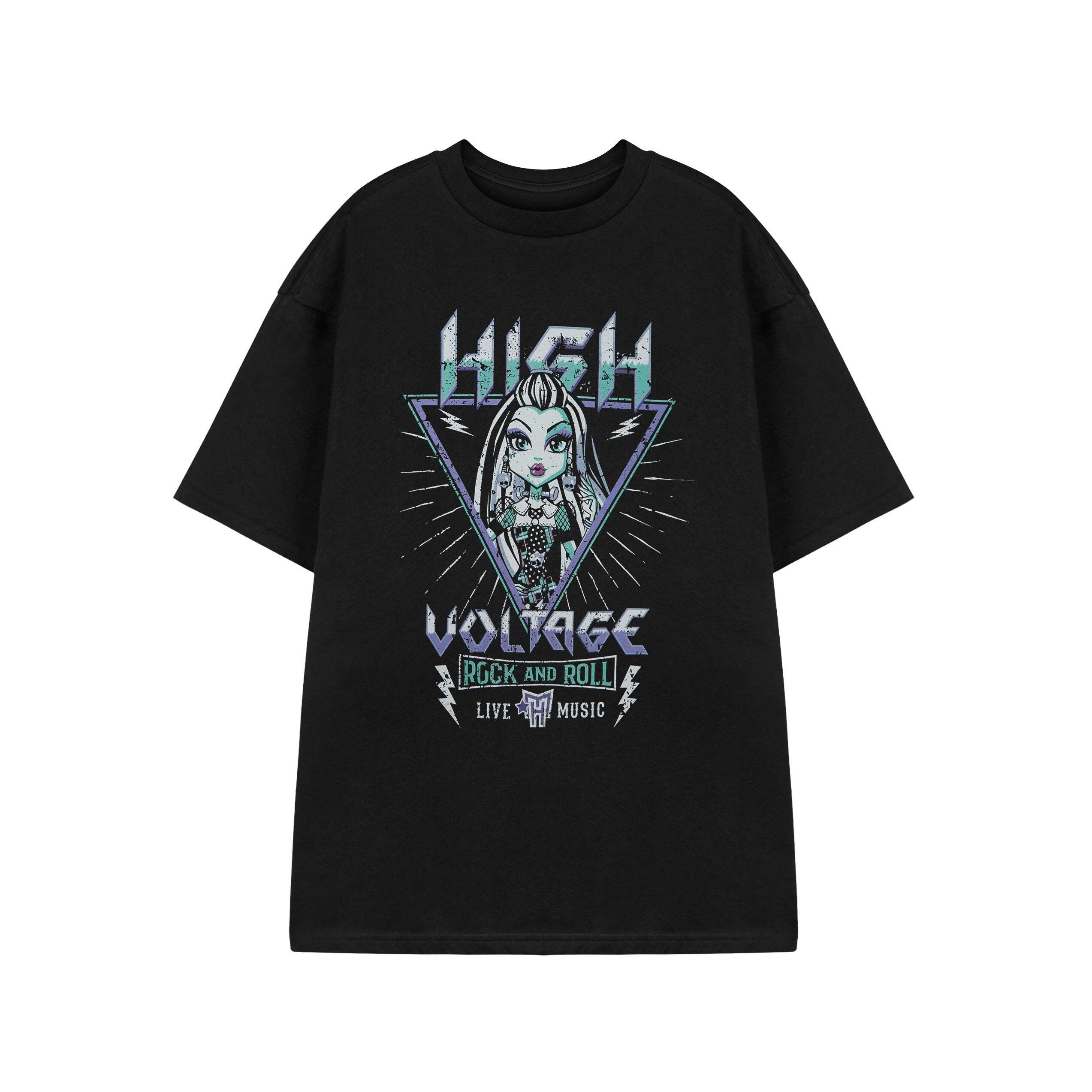Monster High Womens/Ladies High Voltage Short-Sleeved T-Shirt