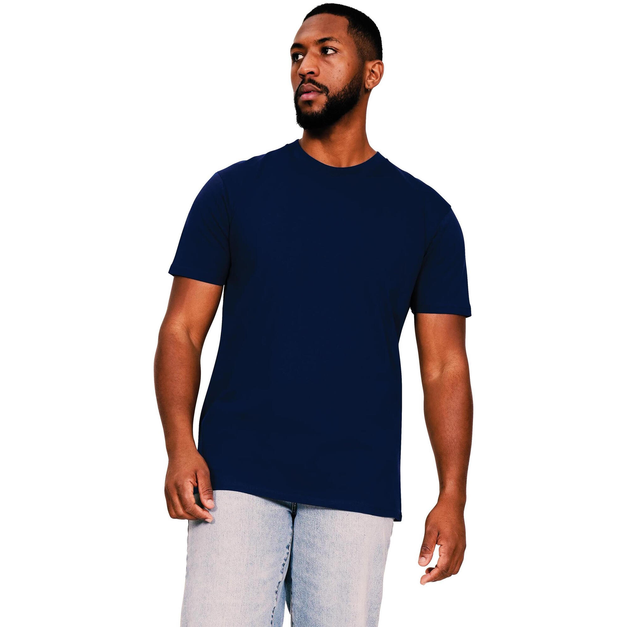 Casual Classics Unisex Adult Combed Cotton Organic T-Shirt
