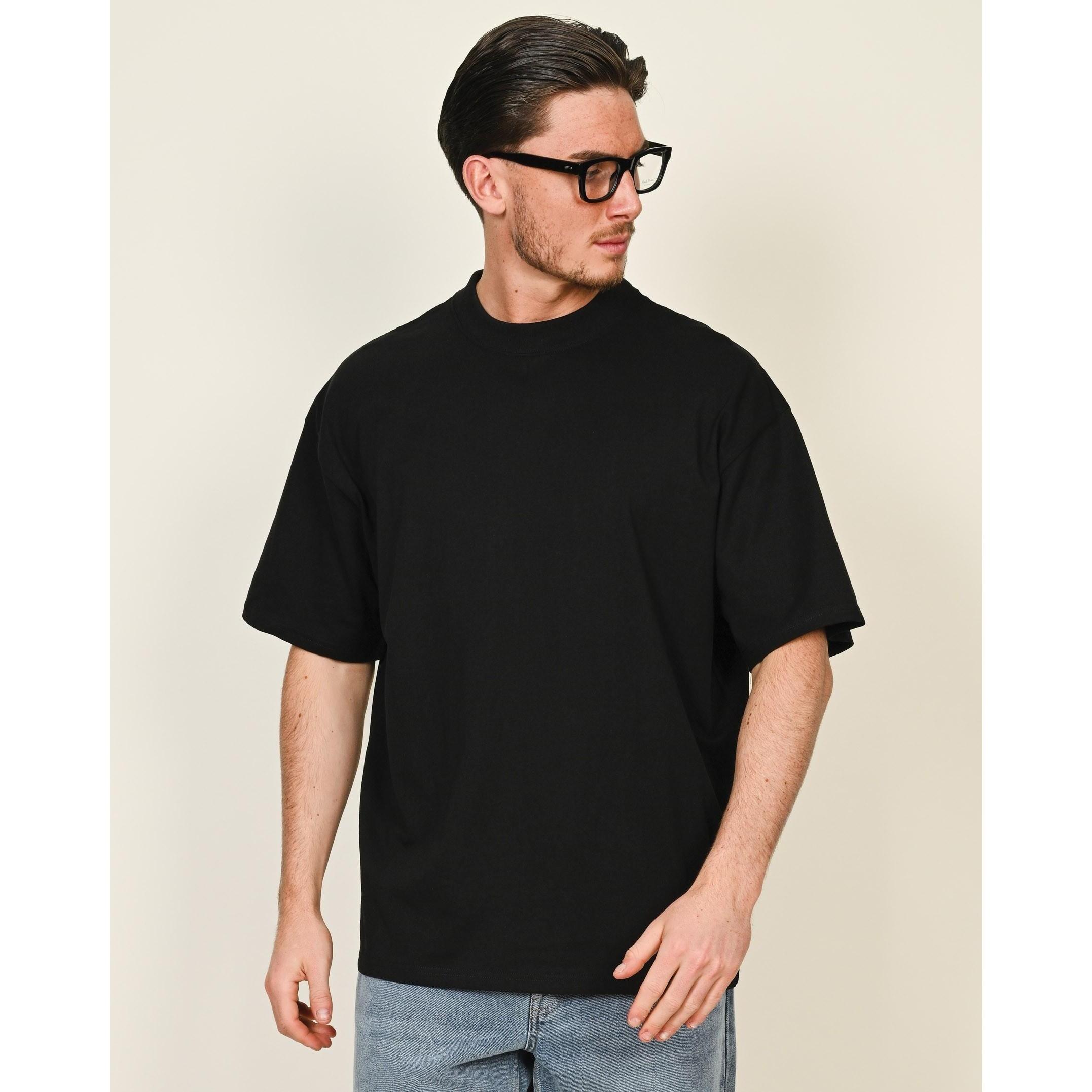 Casual Classics Unisex Adult Combed Ringspun Cotton Extended Neckline Oversized