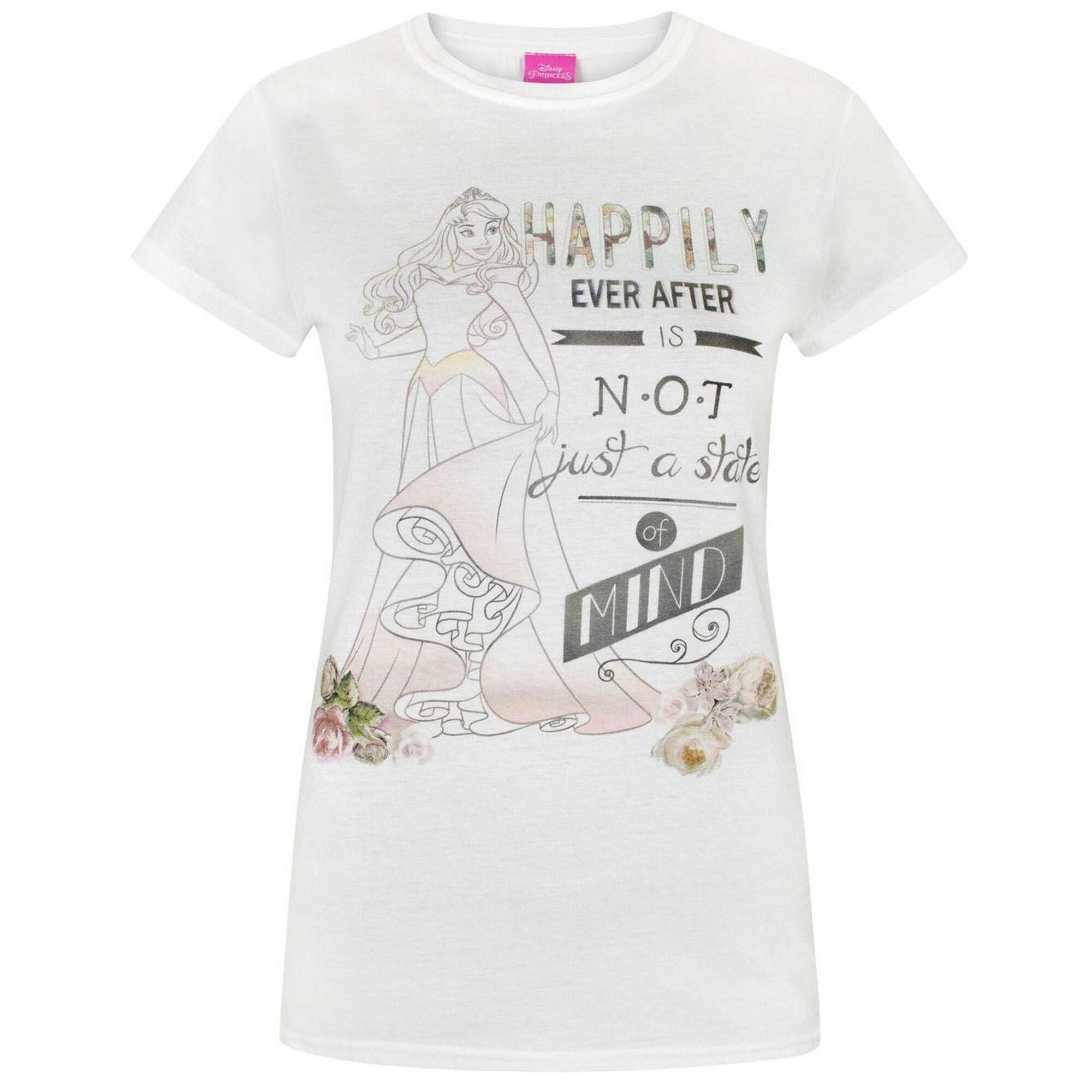 Disney Womens/Ladies Sleeping Beauty Happily Ever After T-Shirt
