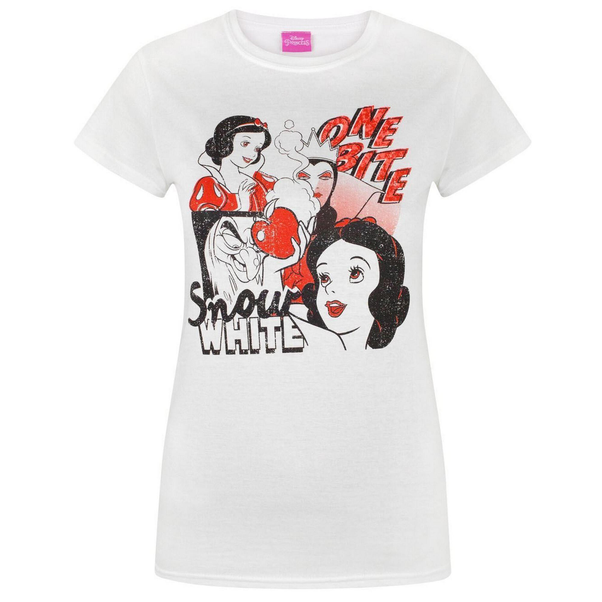 Disney Womens/Ladies Snow White One Bite T-Shirt