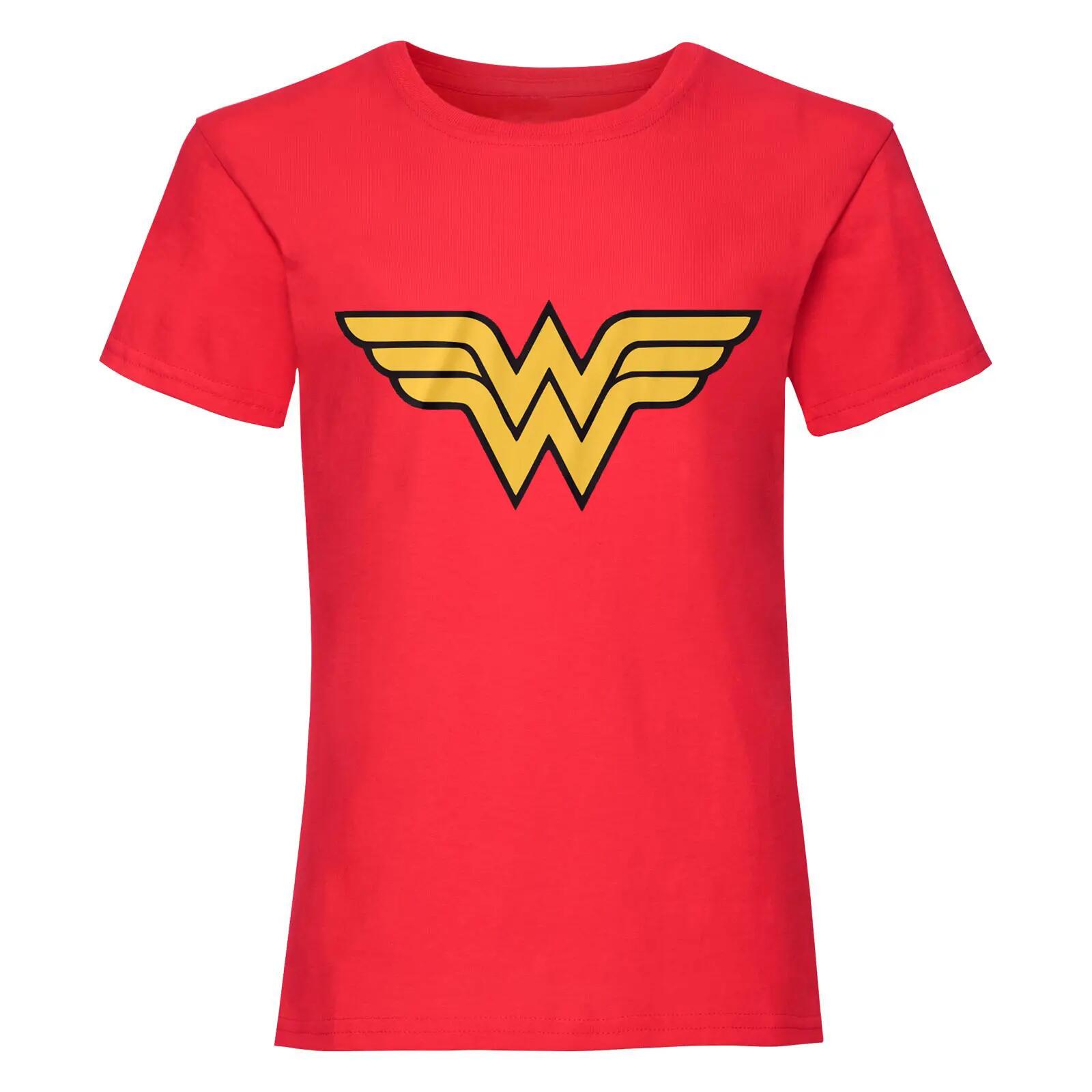 DC Comics Womens/Ladies Wonder Woman Logo Fitted T-Shirt