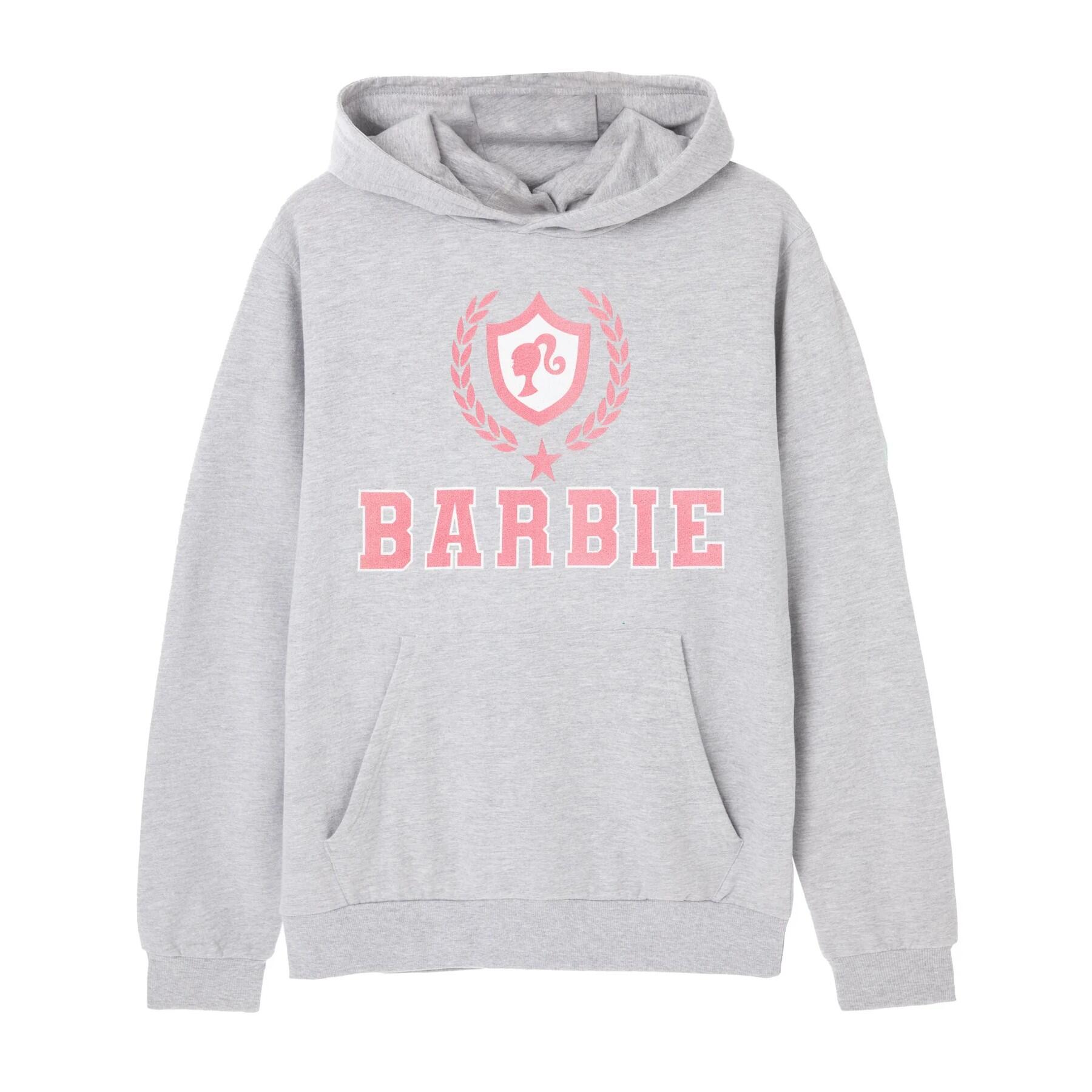 Barbie Womens/Ladies Collegiate Logo Marl Hoodie