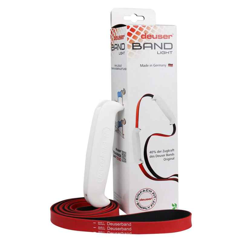 FITNESSBAND LIGHT ROT SCHWARZ 18 KG DEUSER® BAND