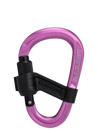 Mousqueton HMS Mammut Smart 2.0 Screwgate rose léger 93 g résistant 28 kN