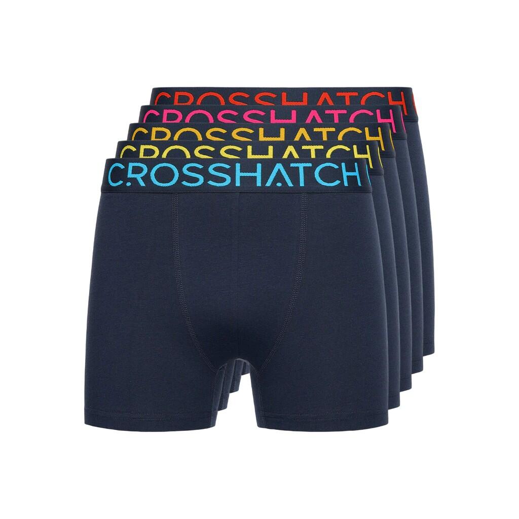 Crosshatch Mens Chasma Boxer Shorts (Pack of 5)