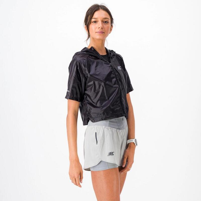 Jachetă scurtă de damă pentru alergare VENTIL WINDBREAKER