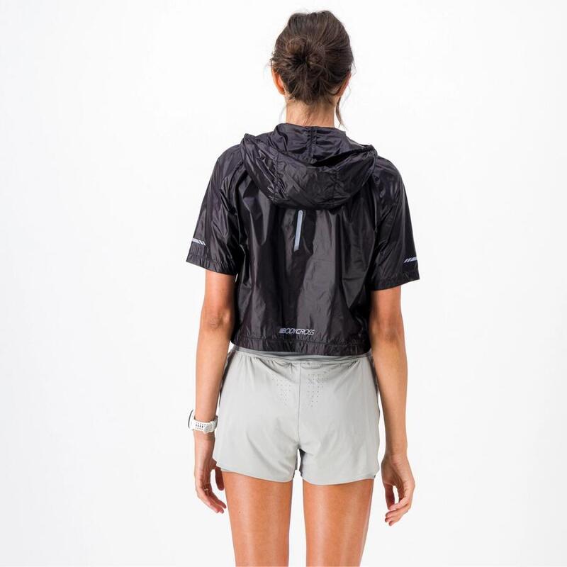 Jachetă scurtă de damă pentru alergare VENTIL WINDBREAKER