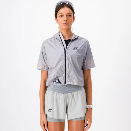 Kurze Windjacke Damen Running VENTIL WINDBREAKER