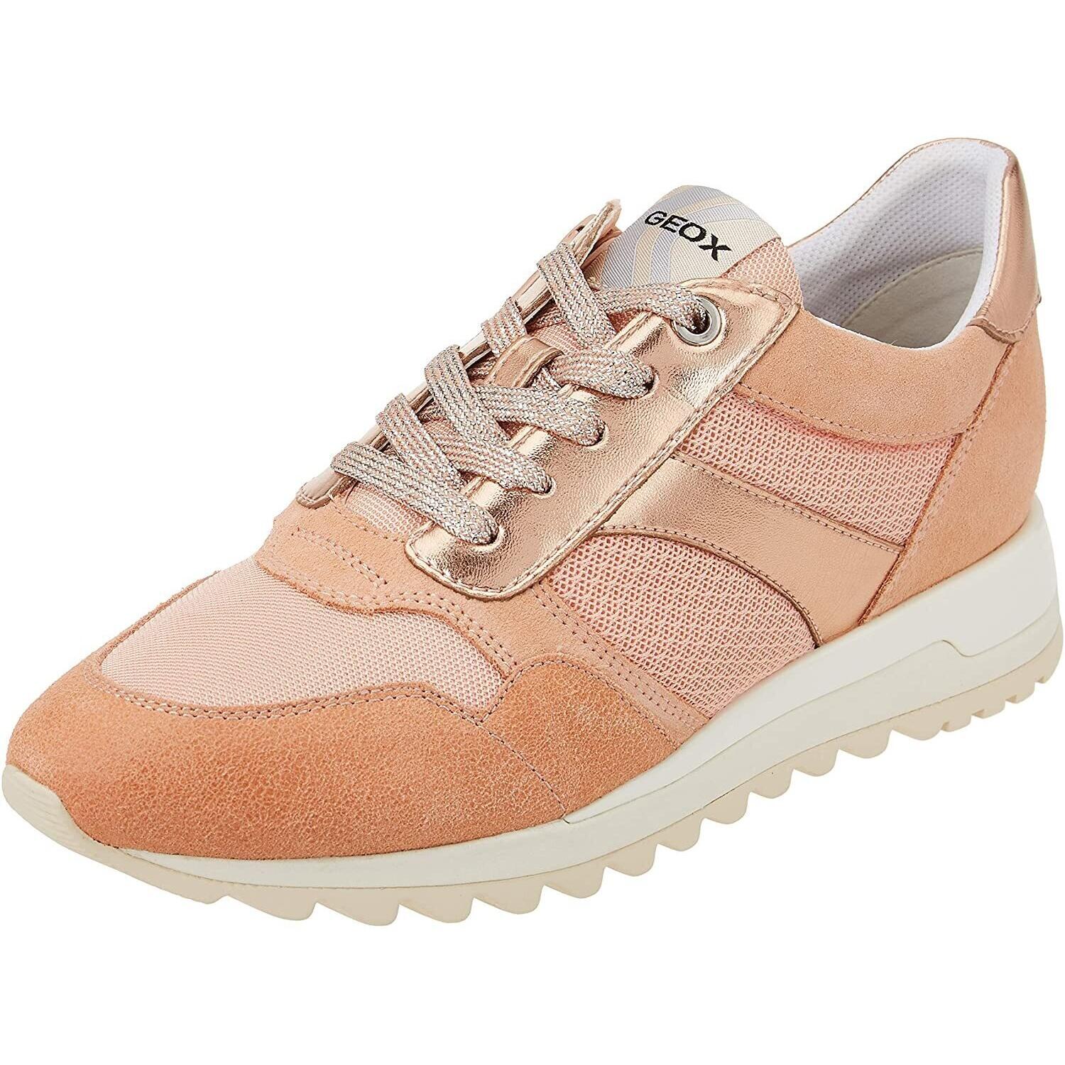 Geox Womens/Ladies Tabelya Leather Trainers