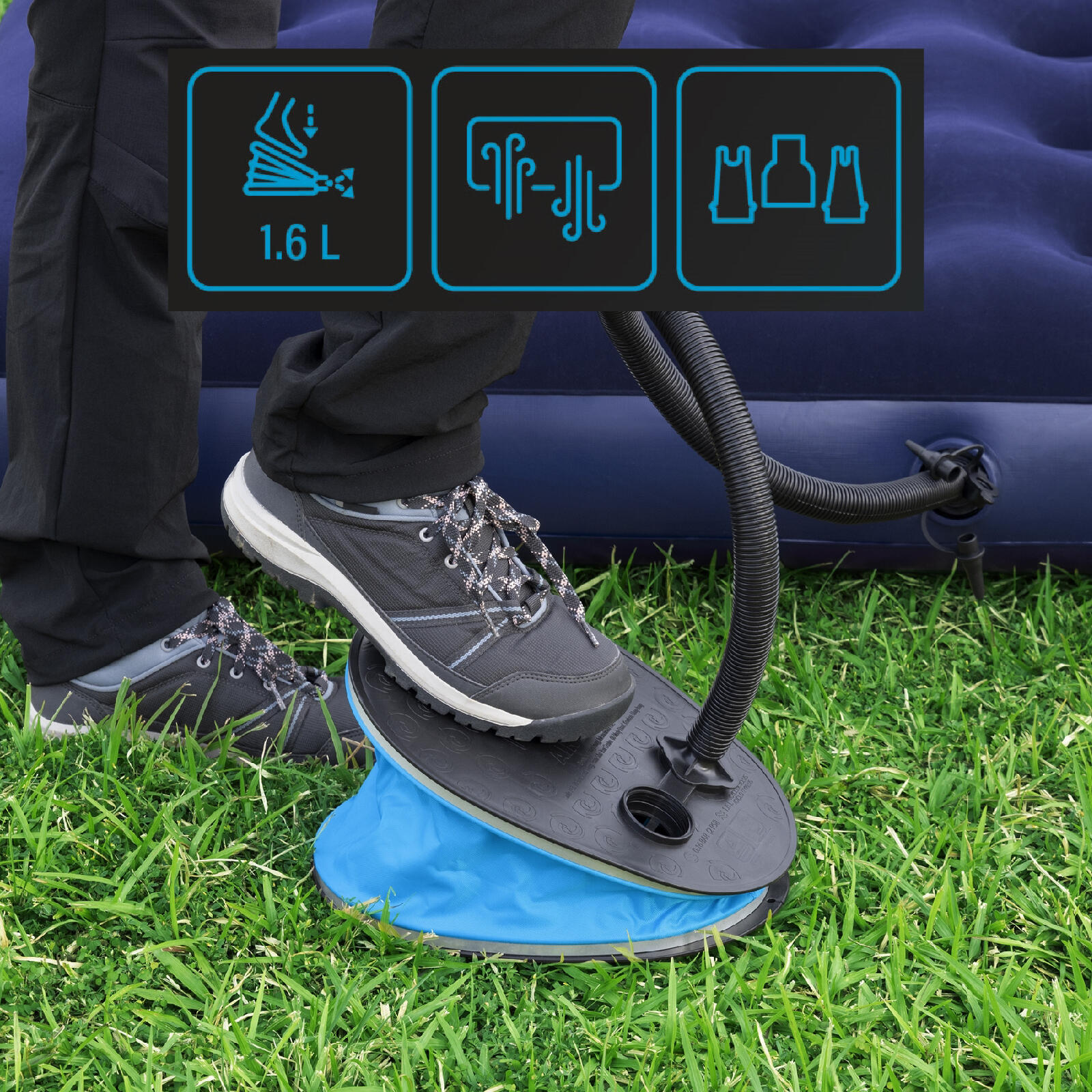 Bestway Air Step 1600 ML Manual Foot Air  Pump 5/7