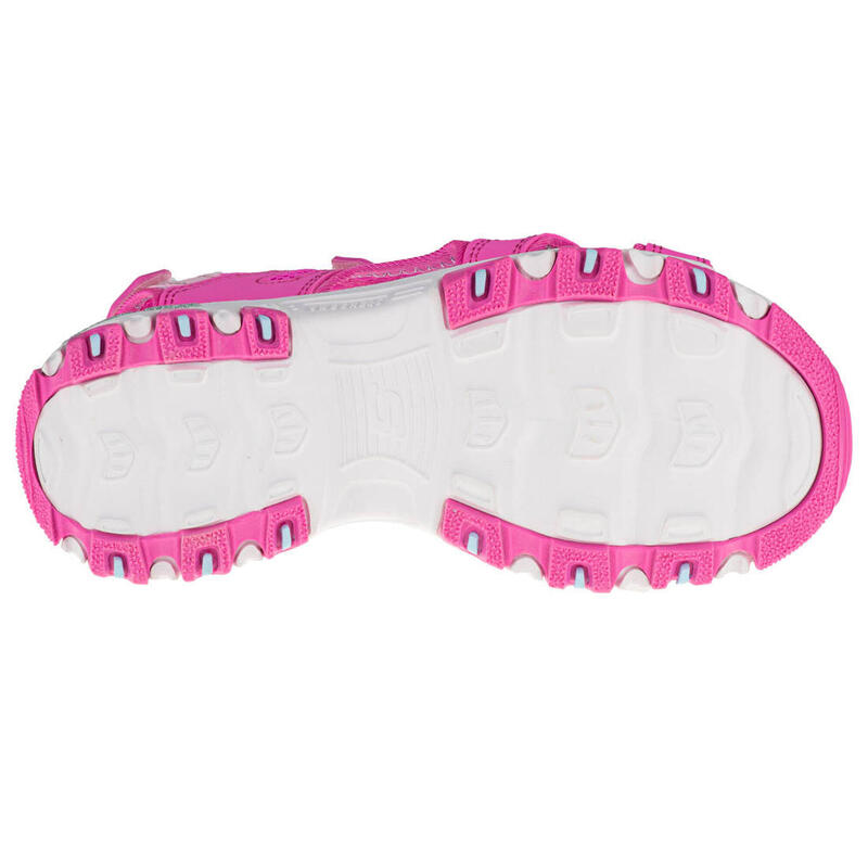 Skechers D'Lites, dla dziewczynki, sandały, Różowe