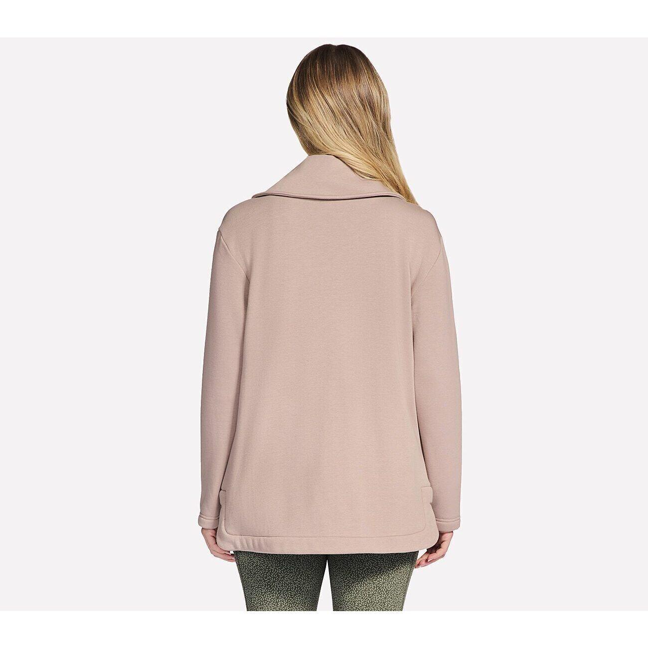 Veste Skechers GO SNUGGLE Tunic Full Zip Jacket, Rose, Femmes 2/5