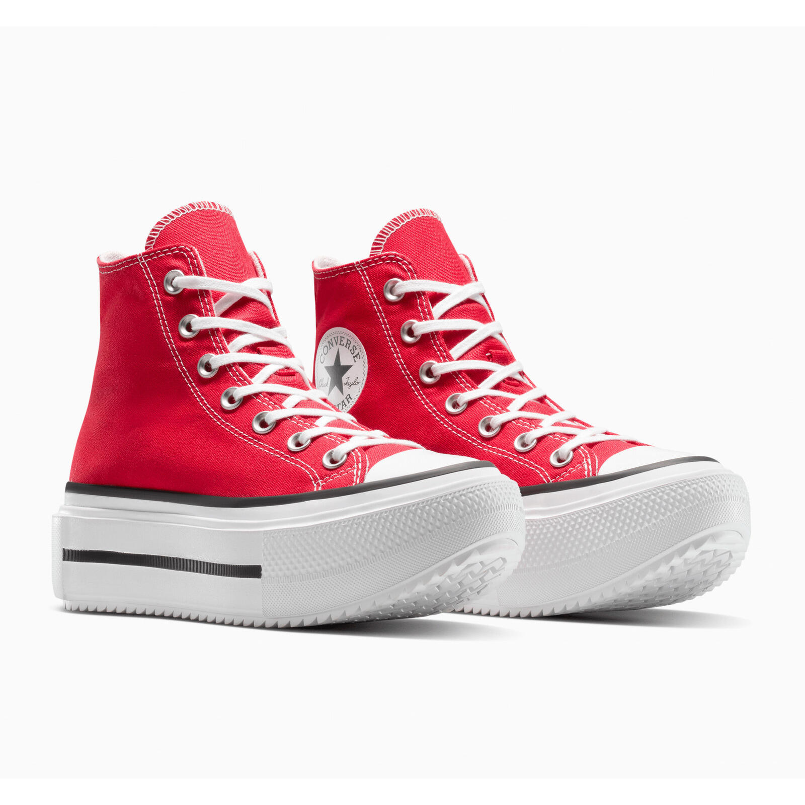 Baskets Converse Chuck Tlr As Lift Double Stack, Rouge, Femmes 3/5