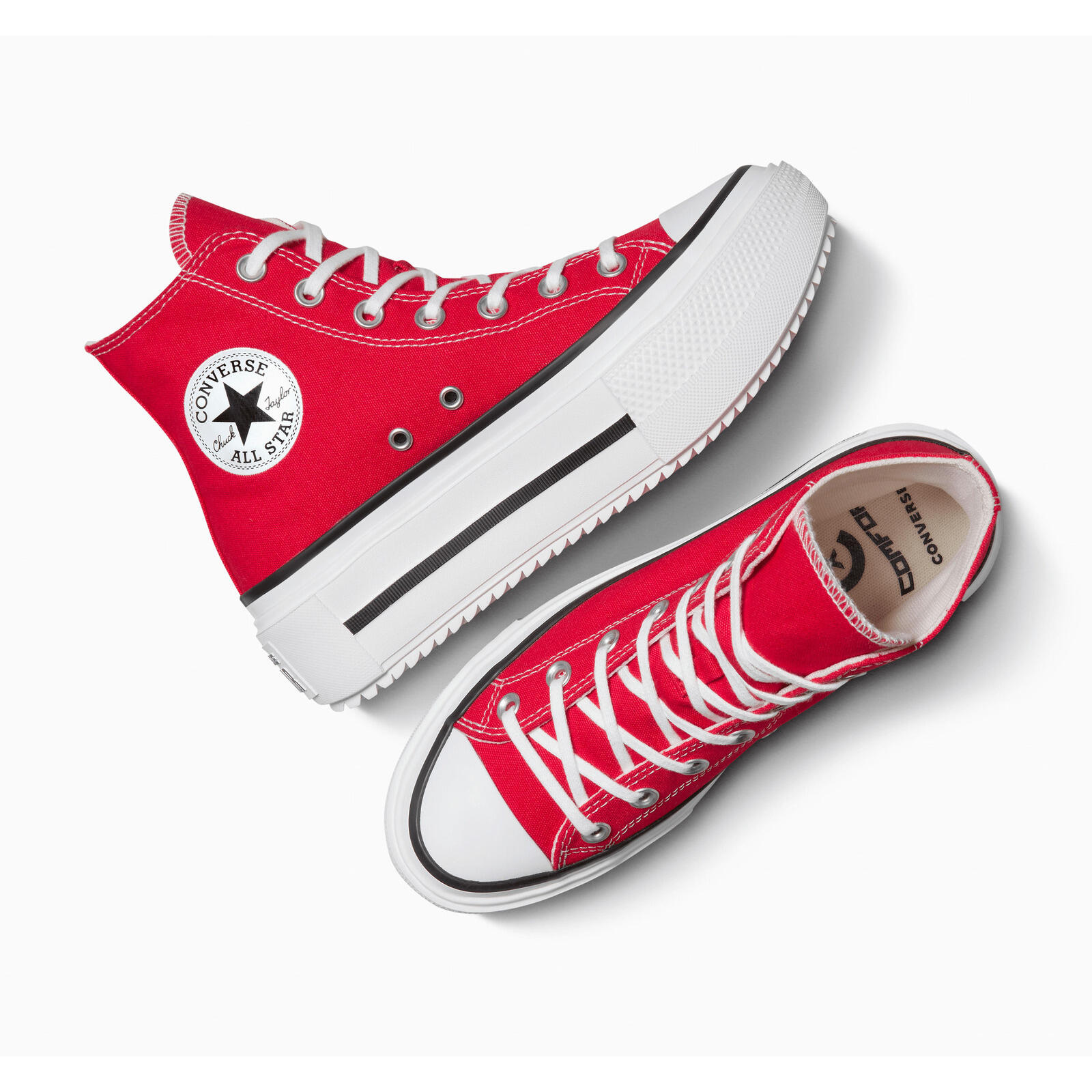 Baskets Converse Chuck Tlr As Lift Double Stack, Rouge, Femmes 2/5