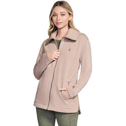 Veste Skechers GO SNUGGLE Tunic Full Zip Jacket, Rose, Femmes