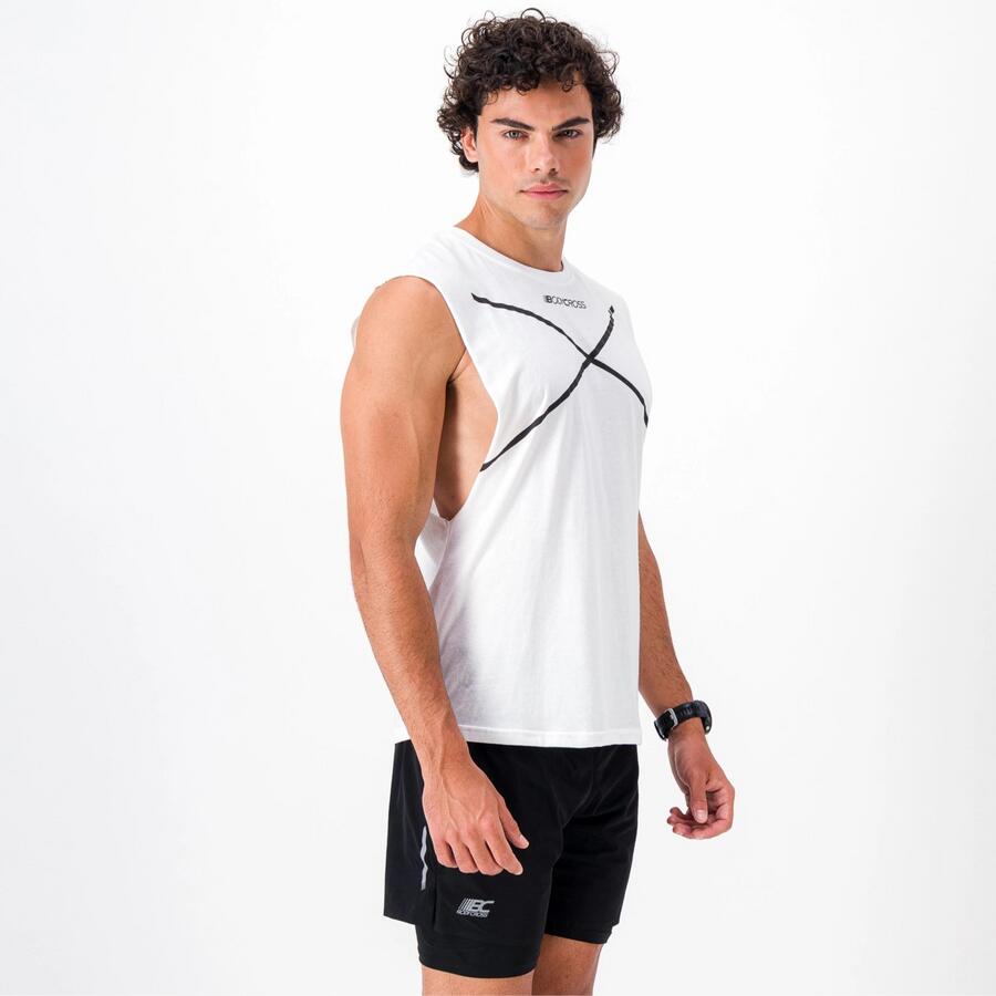 Bodycross - Débardeur De Running Bryton - Débardeur - Blanc - 48 Xl - Decathlon